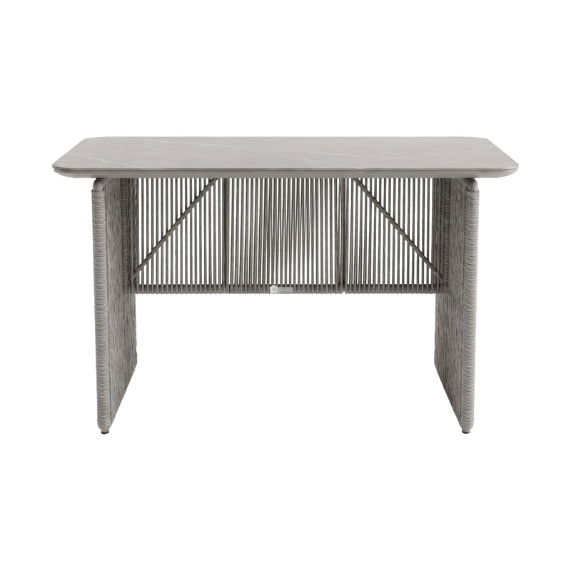 Cargue la imagen en el visor de la galería, Mesa alta de comedor Lara 1.5M color champagne - GLAE-31591-312KD
