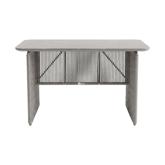 Mesa alta de comedor Lara 1.5M color champagne - GLAE-31591-312KD