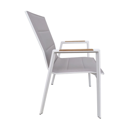 Silla de Textileno para interior y exterior Color Gris  LIMKU - T11154