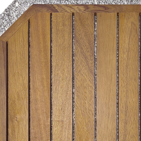 Base para sombrilla LIOUX de madera con soporte de granito - 23886CW22