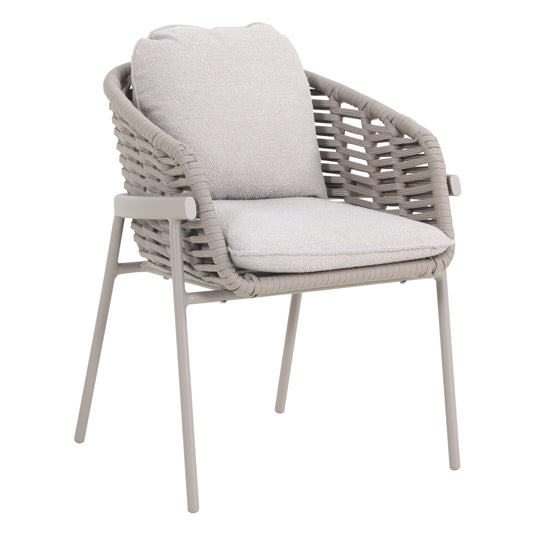 Silla de aluminio Loreto color champagne - GL3A-6140-2887KD