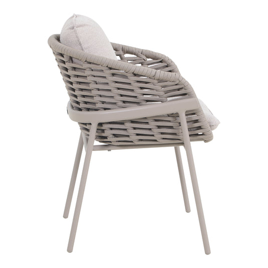 Silla de aluminio Loreto color champagne - GL3A-6140-2887KD