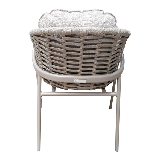 Silla de aluminio Loreto color champagne - GL3A-6140-2887KD