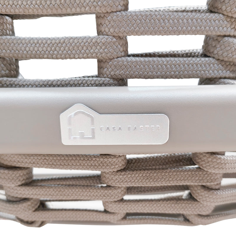 Cargue la imagen en el visor de la galería, Silla de aluminio Loreto color champagne - GL3A-6140-2887KD
