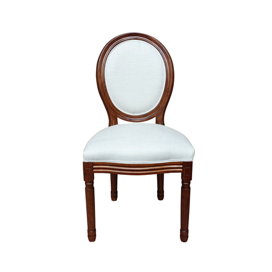 Silla para  Interior de Madera Color Beige LOUIS BANQUETE - 9FMBEIGE