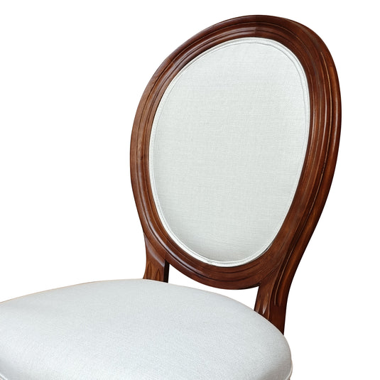 Silla para  Interior de Madera Color Beige LOUIS BANQUETE - 9FMBEIGE