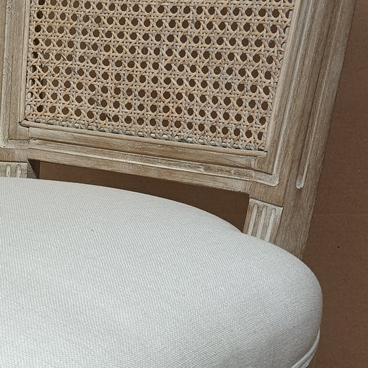 Silla para  Interior de Madera Color Beige Louis Wooden Banquete - 9FMWOO