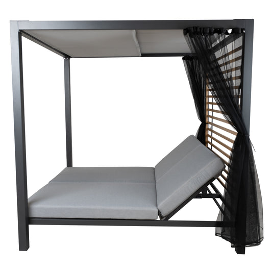 Camastro Doble LOVA de aluminio color Carbón - GL3A4212249ZYBKD