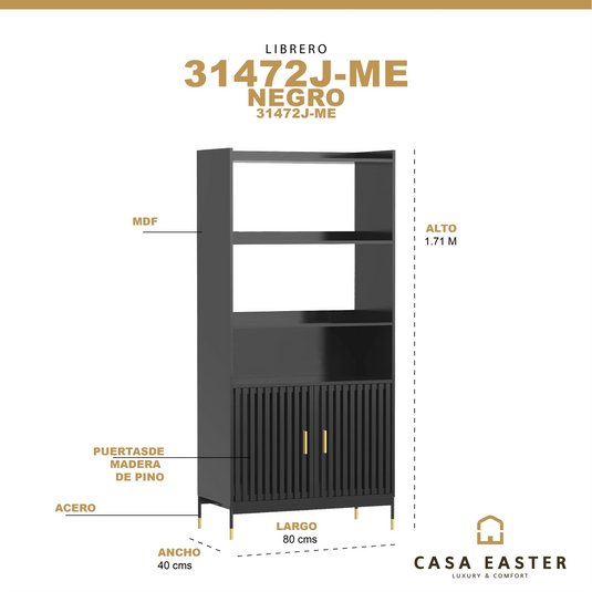 Librero  31472J-ME - 31472J-ME CasaEaster