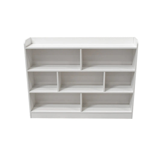 Librero para interior de 7 compartimentos color blanco SRW399 CasaEaster