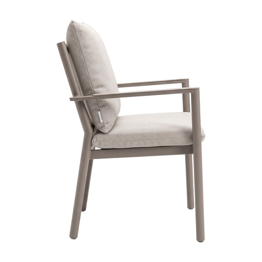 Silla de aluminio Marta color Champagne - GL3A-6109-300ZYB