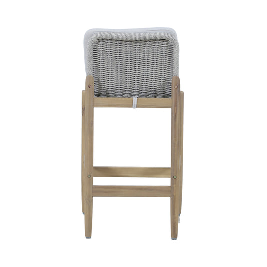 MASAYA Light Gray Wooden High Chair - HUC40928-LGR