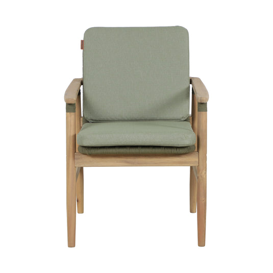 Silla de madera MASAYA color verde claro - HUC41117-LVE