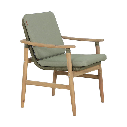 Silla de madera MASAYA color verde claro - HUC41117-LVE