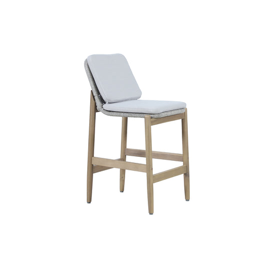 Comedor alto MASAYA 1.6M + 6 sillas Masaya color gris claro - HUC38679-928