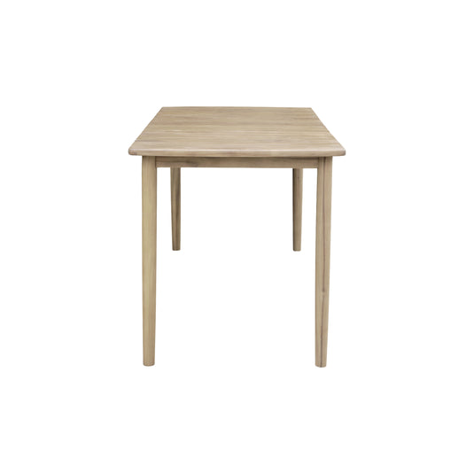 Comedor alto MASAYA 1.6M + 6 sillas Masaya color gris claro - HUC38679-928