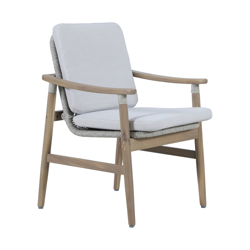 Cargue la imagen en el visor de la galería, Silla de madera MASAYA color gris claro - HUC41117-LGR
