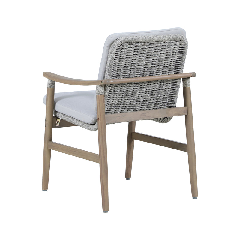 Cargue la imagen en el visor de la galería, Silla de madera MASAYA color gris claro - HUC41117-LGR
