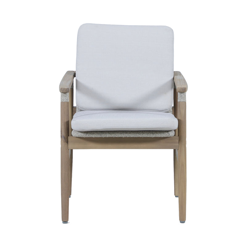 Cargue la imagen en el visor de la galería, Silla de madera MASAYA color gris claro - HUC41117-LGR
