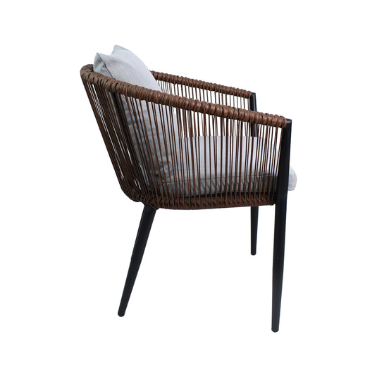 Silla de Lazo para Exterior e Interior Color Black  MAYMAR-R1245