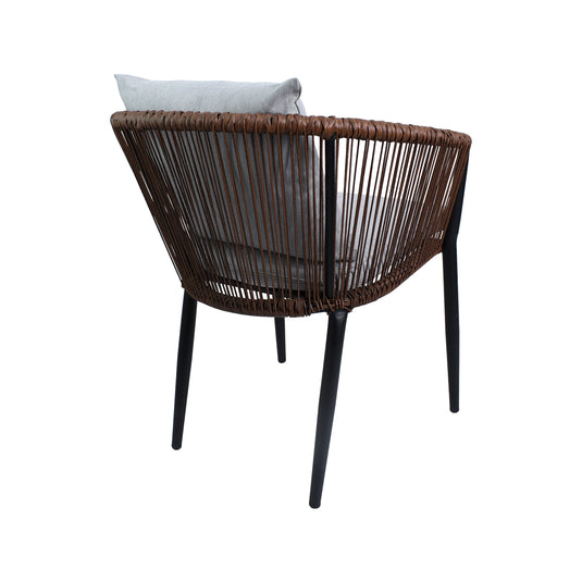 Silla de Lazo para Exterior e Interior Color Black  MAYMAR-R1245