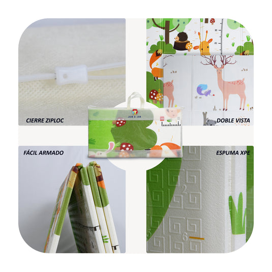 Tapete para gatear de bebe 148*191 CMS animales - MCC02