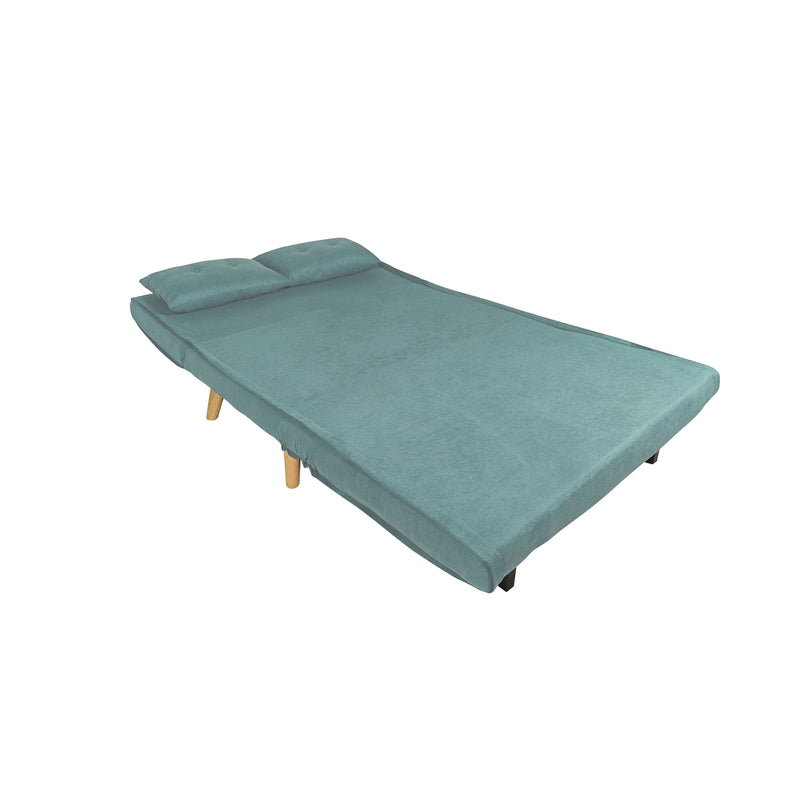 Cargue la imagen en el visor de la galería, Sofá-Cama Medieval color Verde agua - TY00121-BLU
