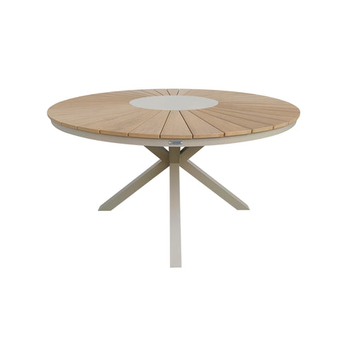 Menora Round Dining Table 1.3m Champagne Color - ME84CHG
