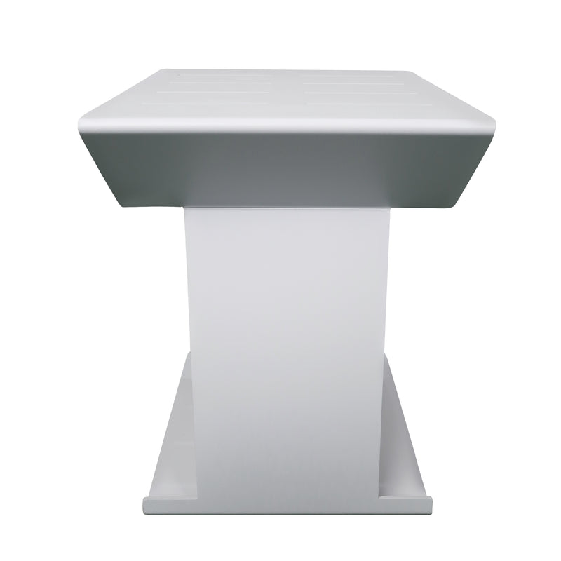 Cargue la imagen en el visor de la galería, Mesa bistro 35x35cm Cori color blanco - GF3685-WH
