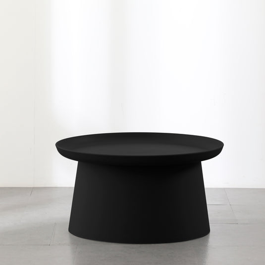 Mesa de centro de exterior e interior anti UV Color Negro D.70cms  299 - BD84BL