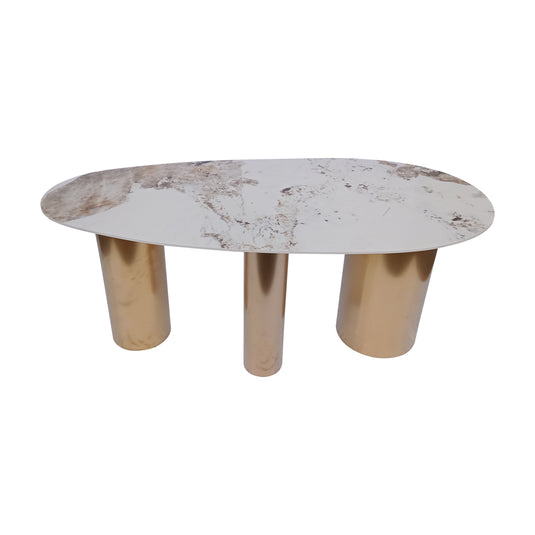 Mesa de comedor 1.8 M  Geminis marmoleada - GW18090