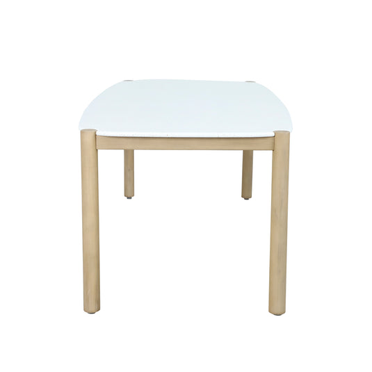 Mesa de comedor en madera Tyson 2.2 M color natural - HUC38319