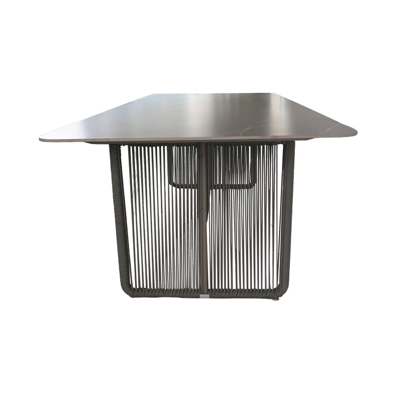 Cargue la imagen en el visor de la galería, Mesa de comedor Lara 2.4M color champagne - GLAE39942312KD

