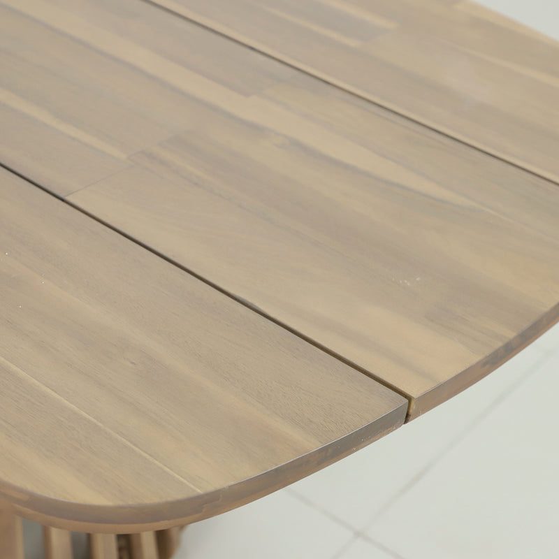 Cargue la imagen en el visor de la galería, Mesa para comedor Levi  2.2 M de madera, color natural -  HUC29098
