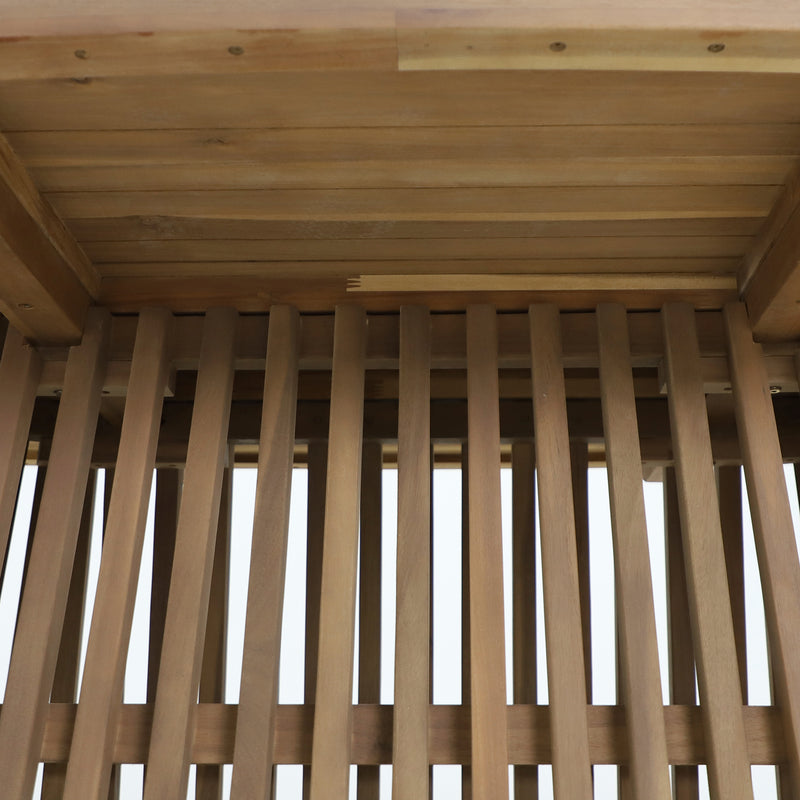 Cargue la imagen en el visor de la galería, Mesa para comedor Levi  2.2 M de madera, color natural -  HUC29098
