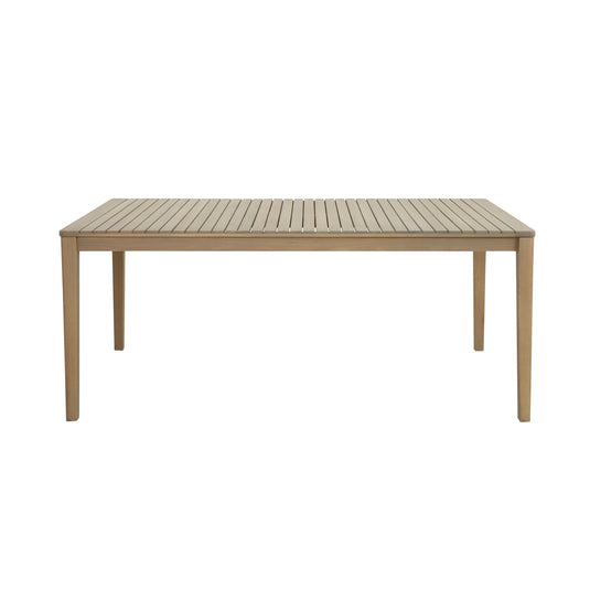 Mesa de comedor 2 M Nara de madera color Natural - HUC38391