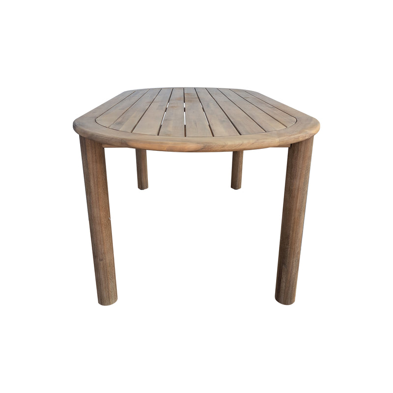 Cargue la imagen en el visor de la galería, Mesa de comedor Pill rectangular 2M*90cms colro natural - HUC29068
