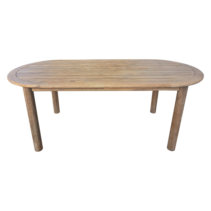 Cargue la imagen en el visor de la galería, Mesa de comedor Pill rectangular 2M*90cms colro natural - HUC29068
