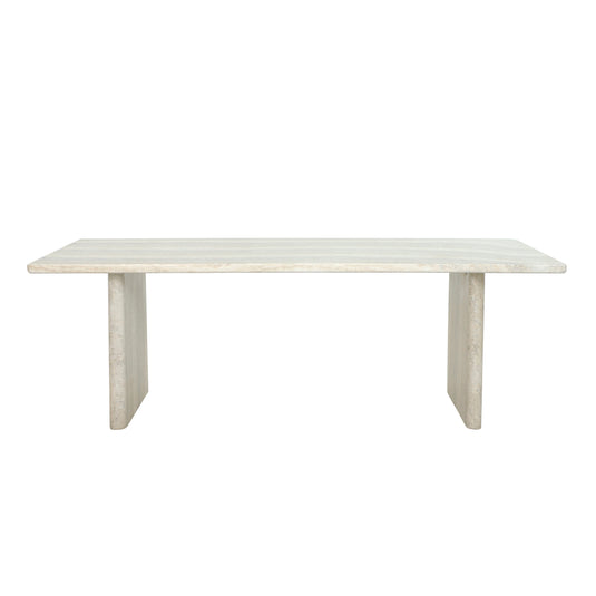 Mesa de comedor para interior y exterior SONOMA rectangular 2.25M estilo marmoleado - HUC38265