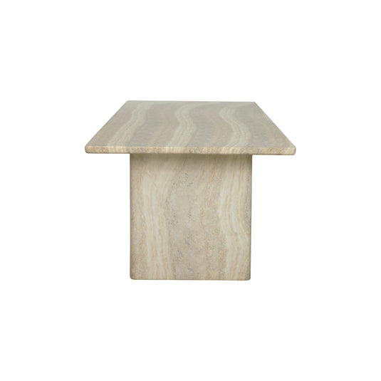 Mesa de comedor para interior y exterior SONOMA rectangular 2.25M estilo marmoleado - HUC38265