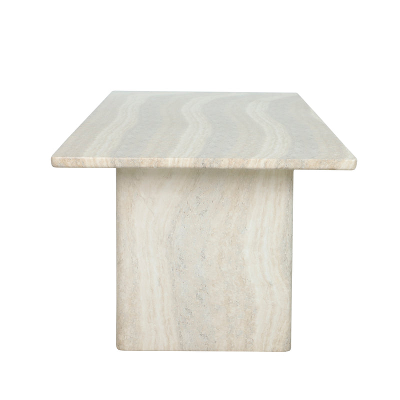 Cargue la imagen en el visor de la galería, Mesa de comedor para interior y exterior SONOMA rectangular 2.25M estilo marmoleado - HUC38265
