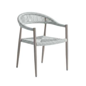Silla Mona 1002 de Lazo para Exterior e Interior Color Blanco - MONA 1002
