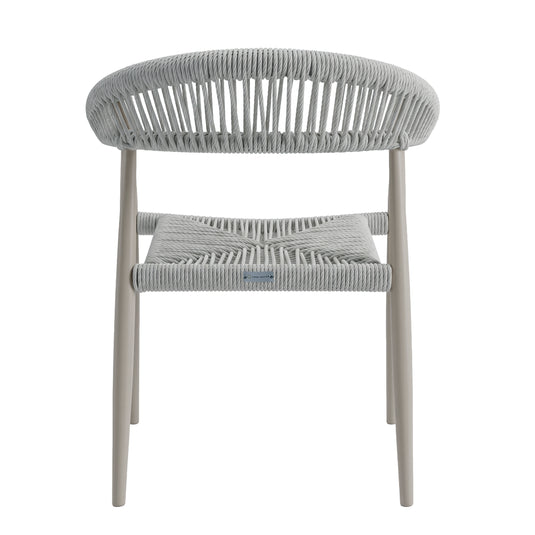 Silla Mona 1002 de Lazo para Exterior e Interior Color Blanco - MONA 1002