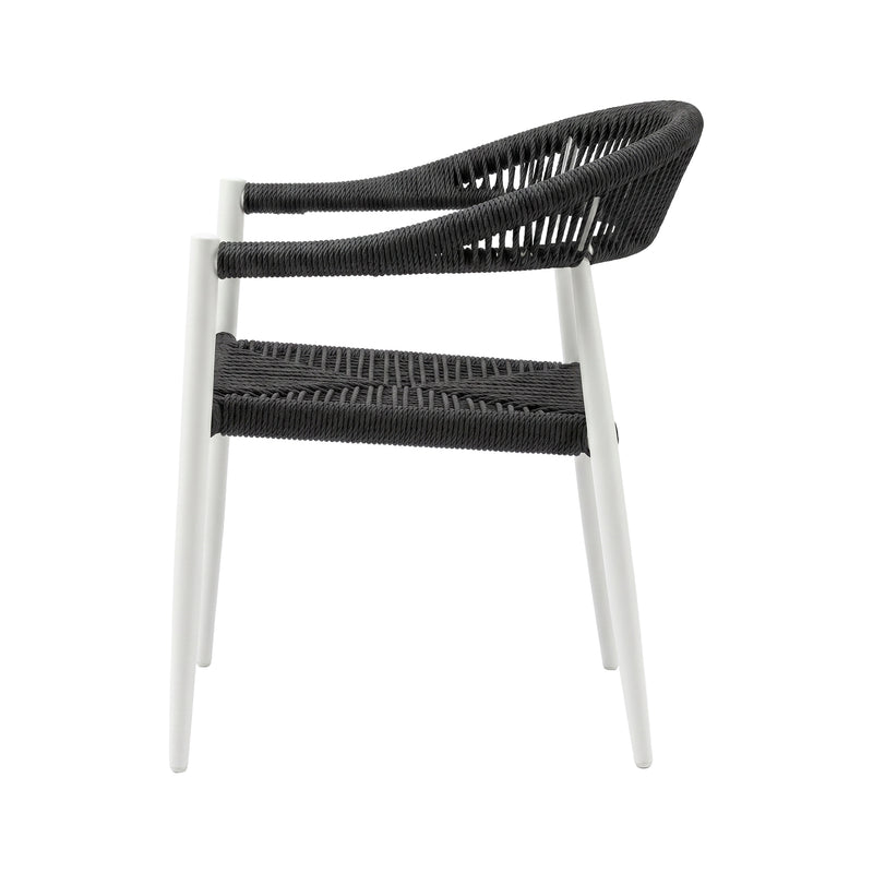 Load image into Gallery viewer, Mona 7777 Loop Chair for Outdoor and Indoor Use, Black - MONA 7777 
