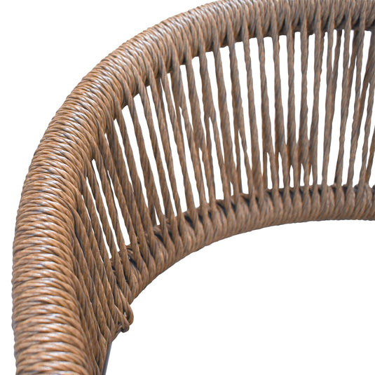 Mona 3211-ZF403 Outdoor and Indoor Loop Chair, Khaki 