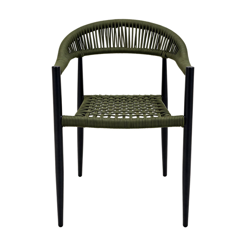 Load image into Gallery viewer, Mona 7777 Loop Chair for Outdoor and Indoor Use, Black - MONA 7777 
