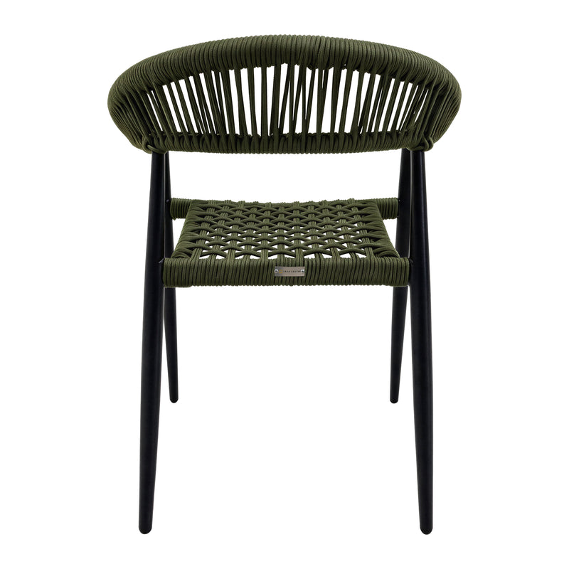 Load image into Gallery viewer, Mona 7777 Loop Chair for Outdoor and Indoor Use, Black - MONA 7777 
