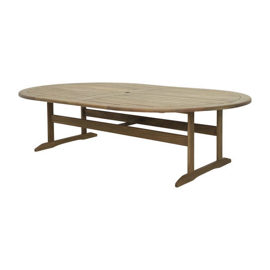 Mesa de comedor Montreal ovalada 2.7 M color Café - HUC11