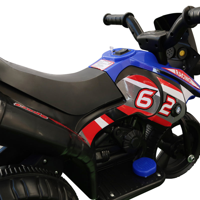 Cargue la imagen en el visor de la galería, Moto eléctrica infantil color azul - JMB518-AZ
