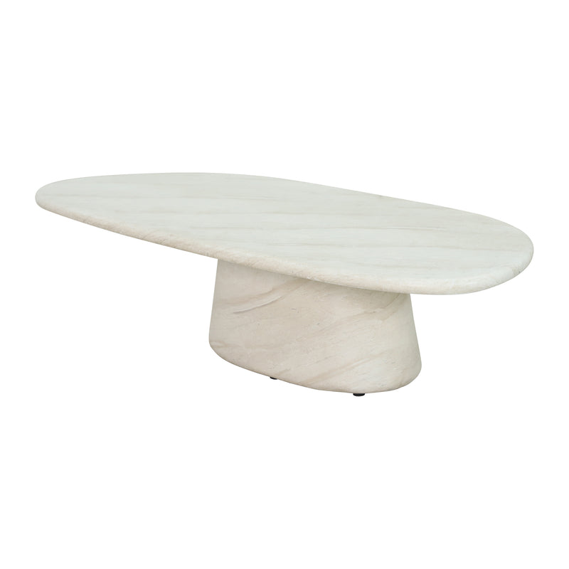 Cargue la imagen en el visor de la galería, Mesa de centro para Interior y exterior MUSCAT 1.4 M, ESTILO MARMOL - HUC29088T
